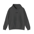 Sábl Minimal Script Hoodie — Cozy White Pullover with Small Center Logo