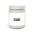 Sábl Scented Soy Candle — 9oz Jar with White Lid
