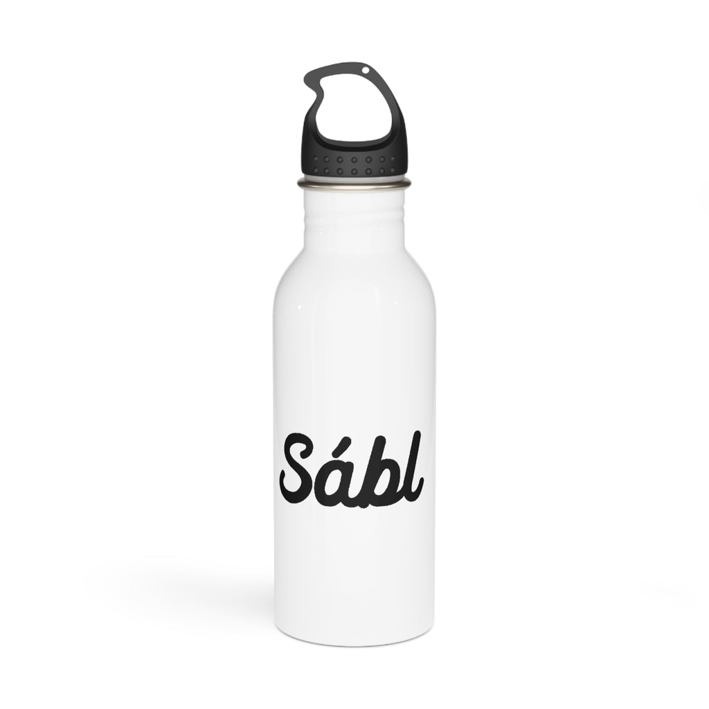 Sábl Script Stainless Steel Water Bottle — Personalized Minimalist Sports Bottle