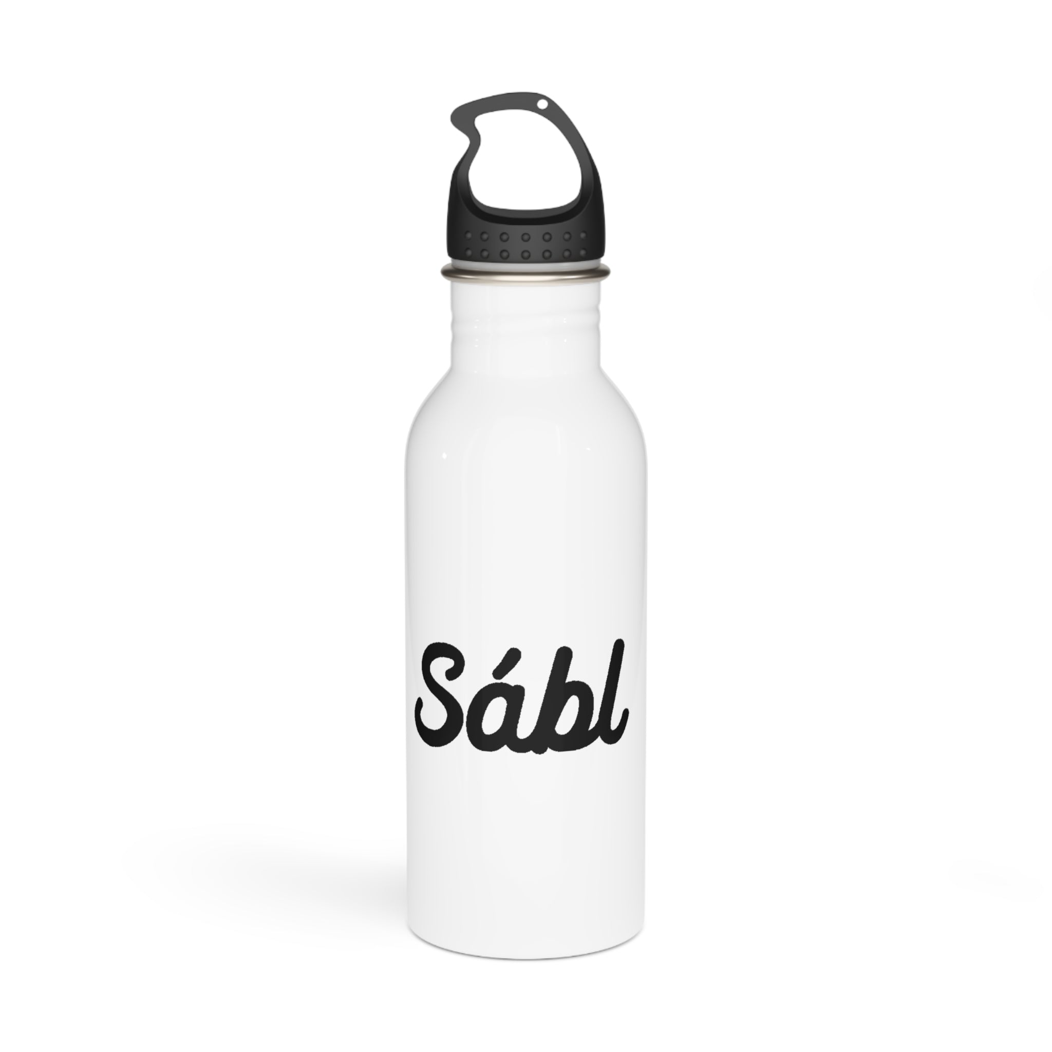 Sábl Script Stainless Steel Water Bottle — Personalized Minimalist Sports Bottle