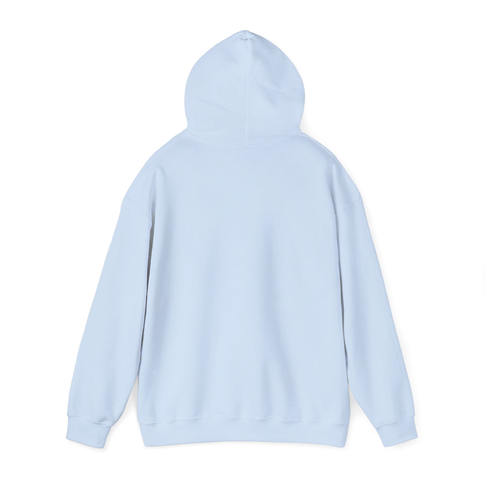 Sábl Minimal Script Hoodie — Cozy White Pullover with Small Center Logo