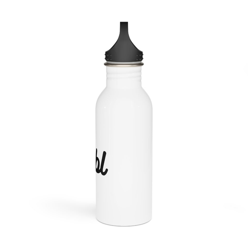 Sábl Script Stainless Steel Water Bottle — Personalized Minimalist Sports Bottle