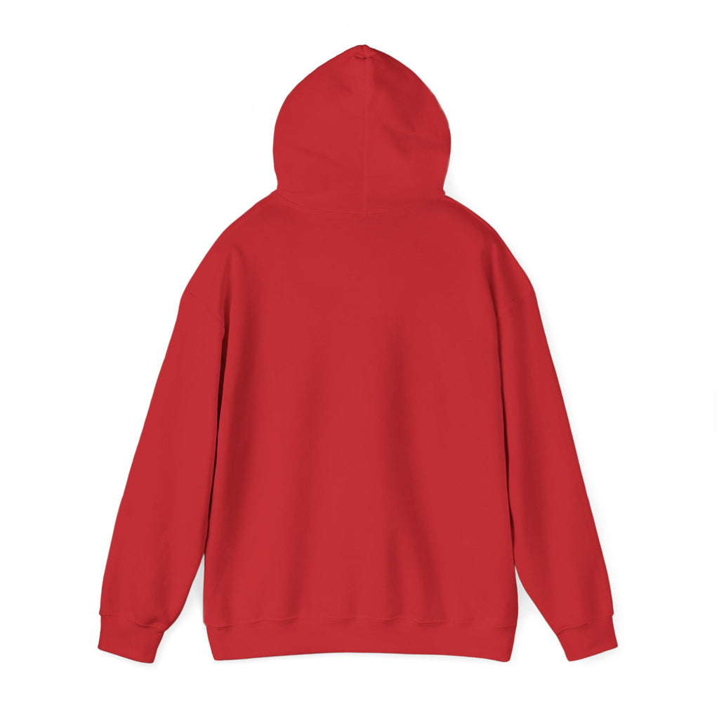 Sábl Minimal Script Hoodie — Cozy White Pullover with Small Center Logo