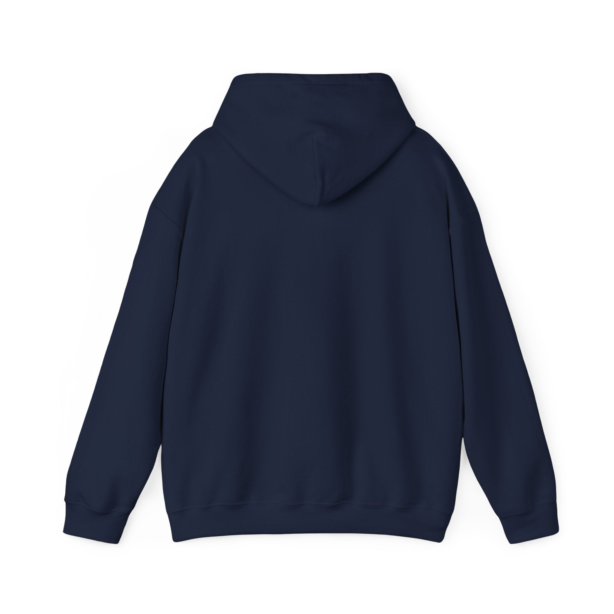 Sábl Minimal Script Hoodie — Cozy White Pullover with Small Center Logo