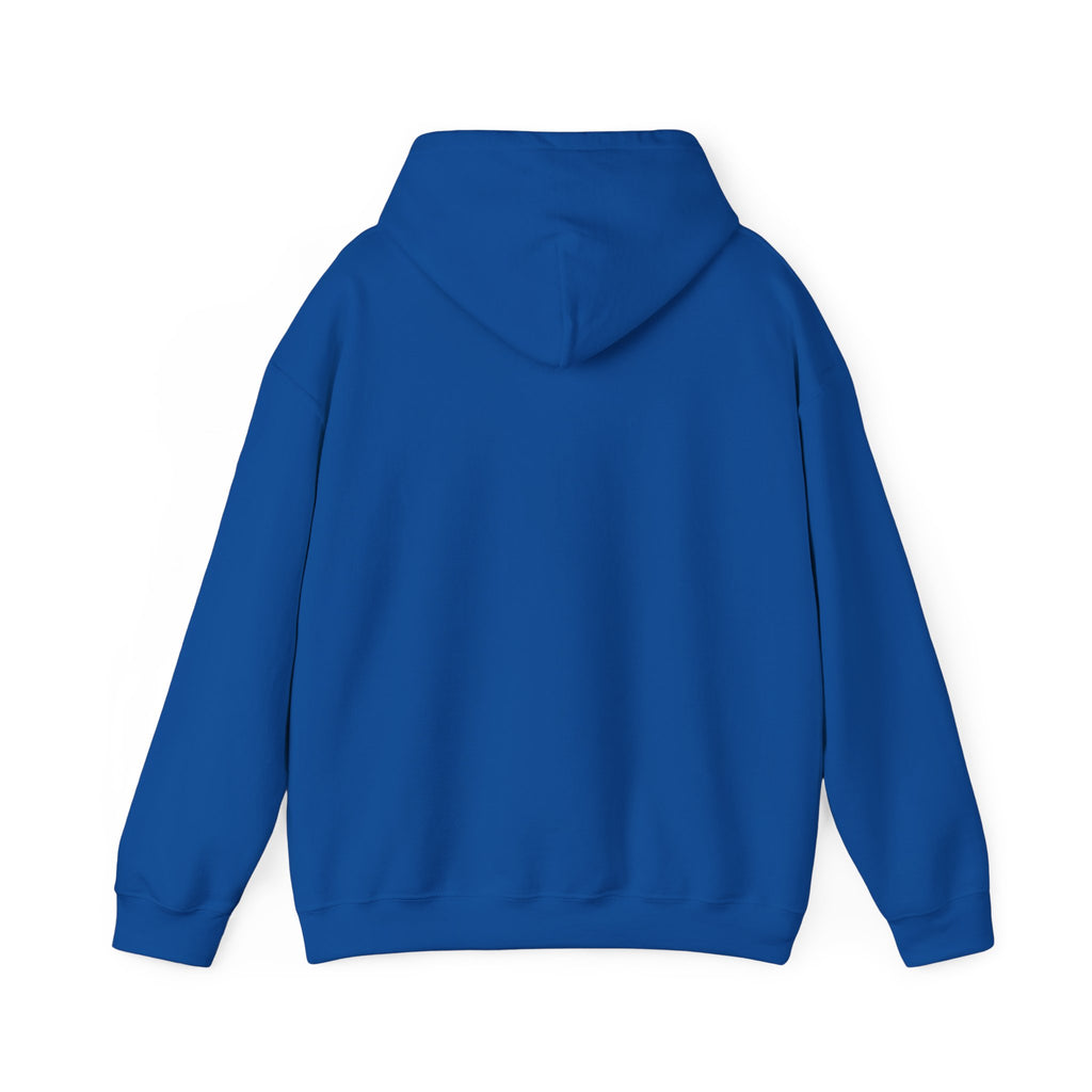 Sábl Minimal Script Hoodie — Cozy White Pullover with Small Center Logo