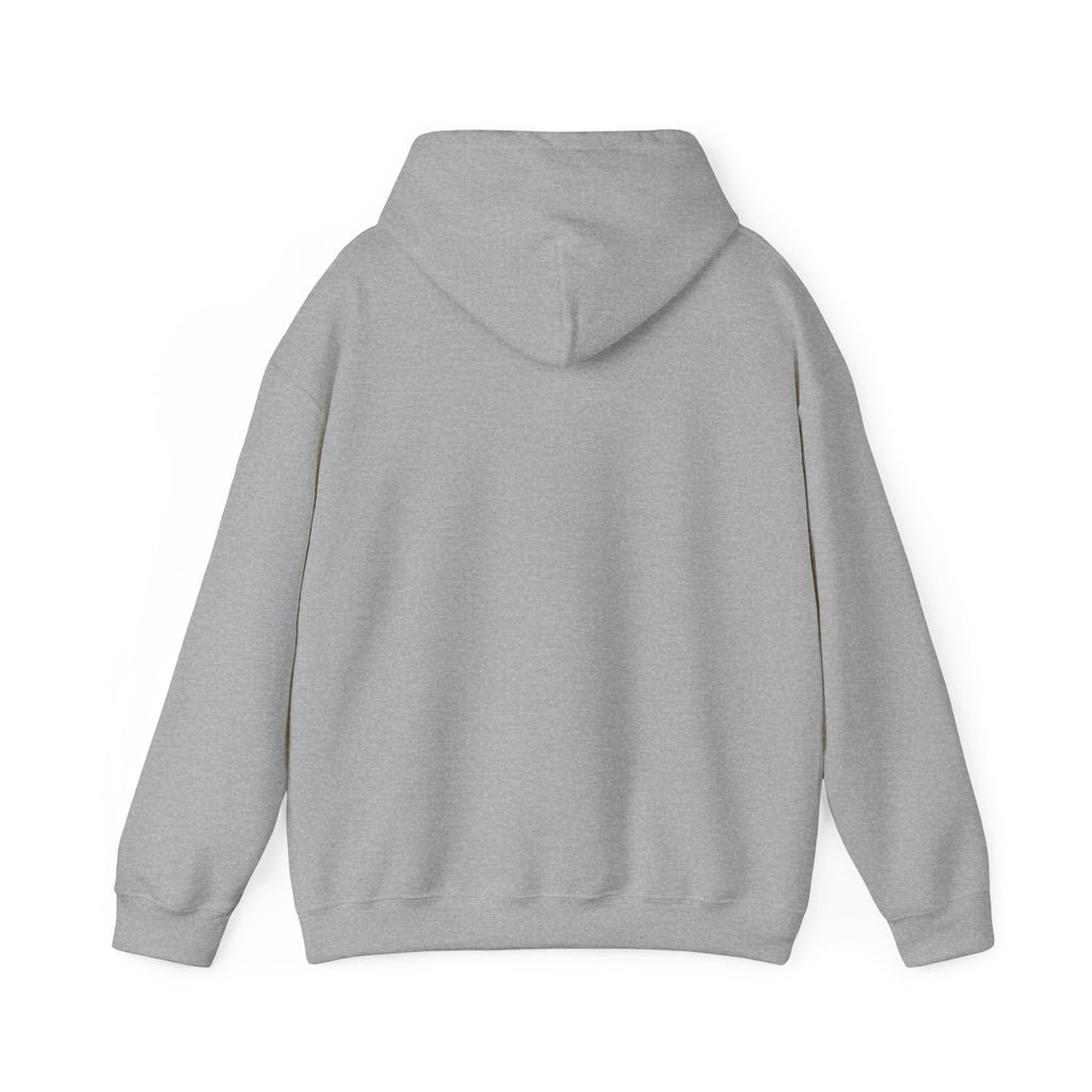 Sábl Minimal Script Hoodie — Cozy White Pullover with Small Center Logo