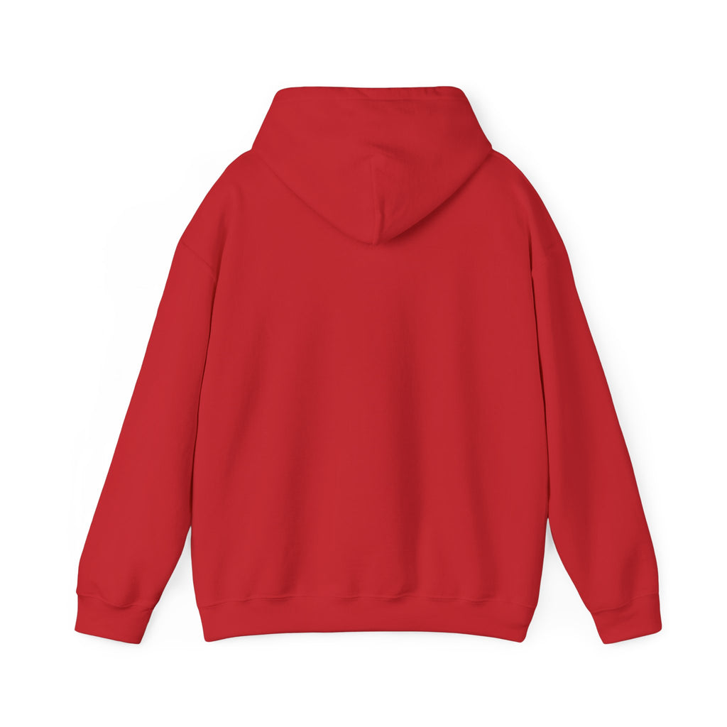 Sábl Minimal Script Hoodie — Cozy White Pullover with Small Center Logo