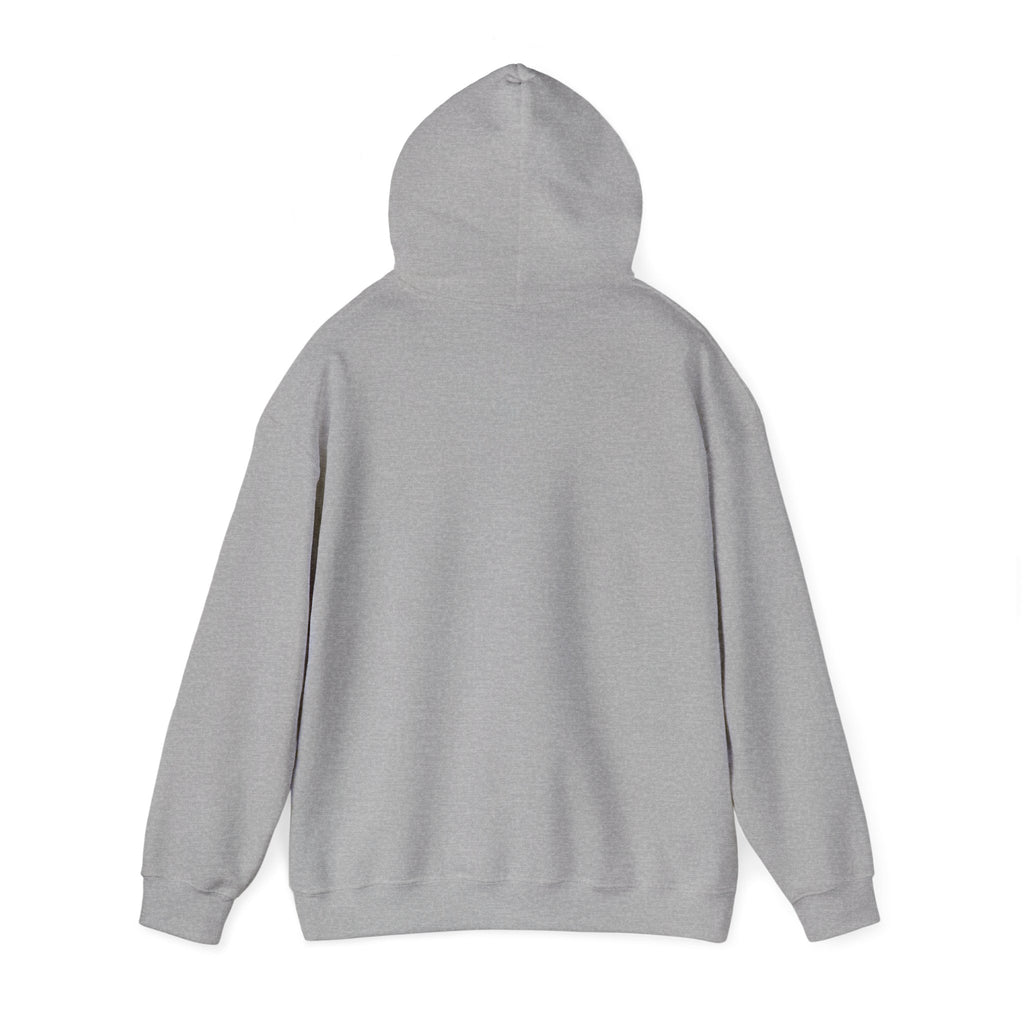 Sábl Minimal Script Hoodie — Cozy White Pullover with Small Center Logo
