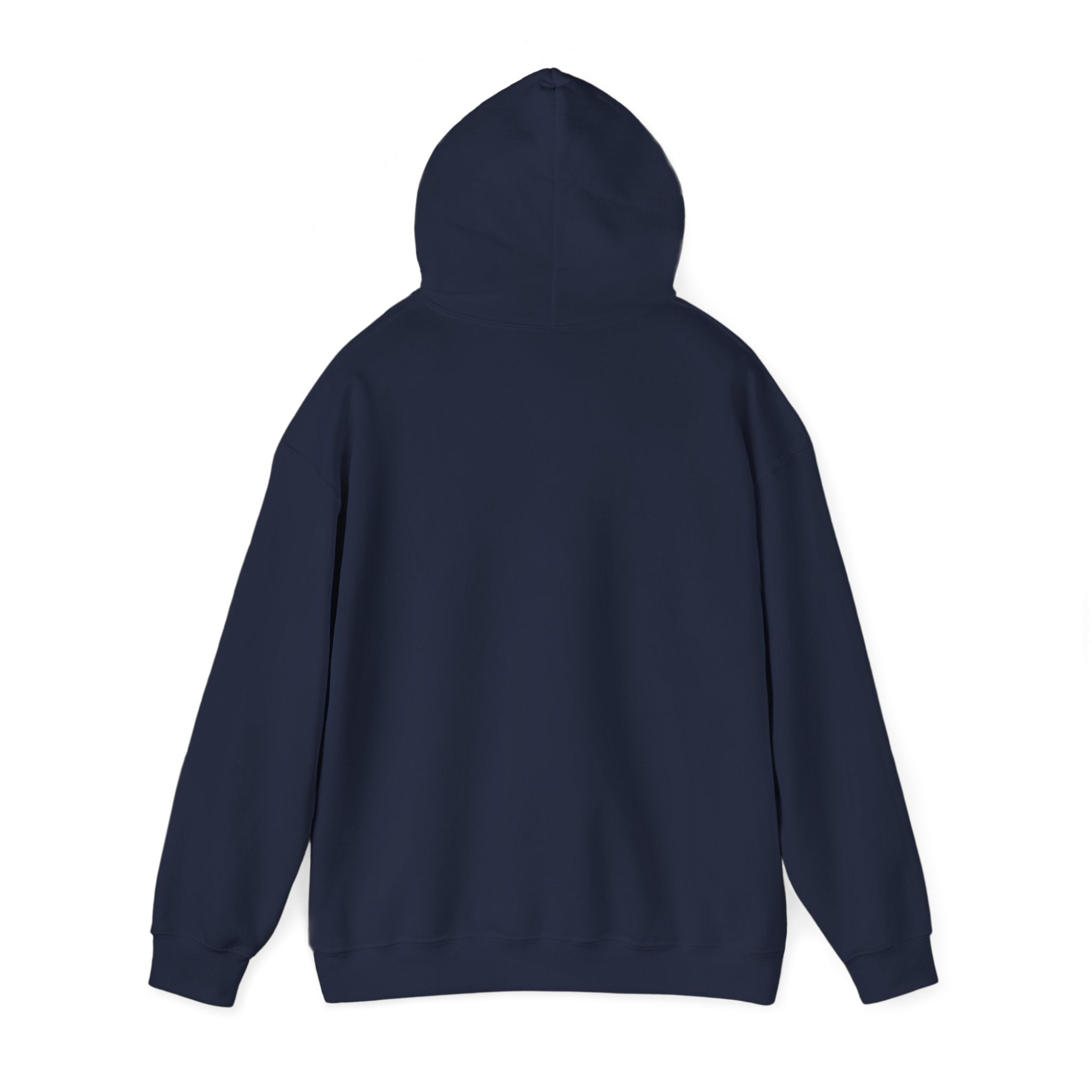 Sábl Minimal Script Hoodie — Cozy White Pullover with Small Center Logo