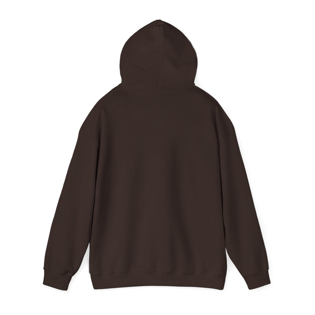 Sábl Minimal Script Hoodie — Cozy White Pullover with Small Center Logo