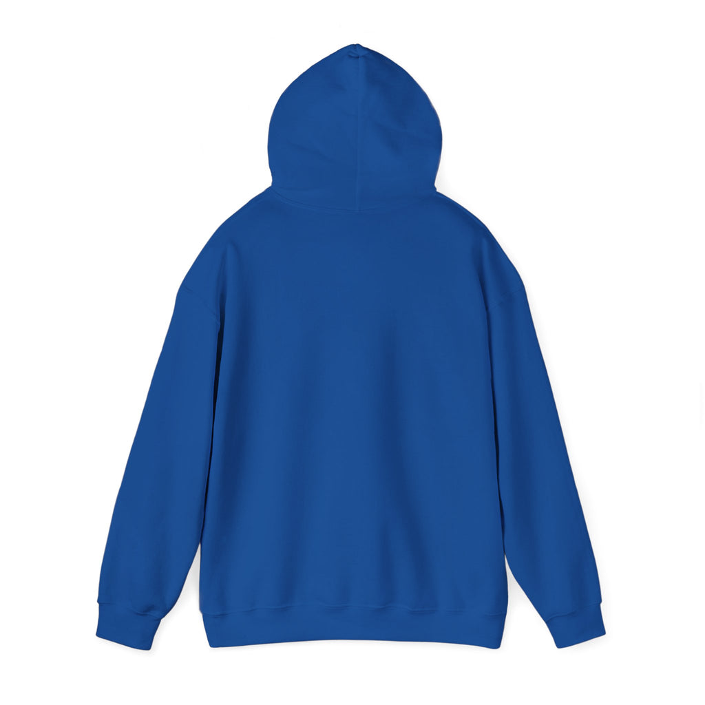 Sábl Minimal Script Hoodie — Cozy White Pullover with Small Center Logo